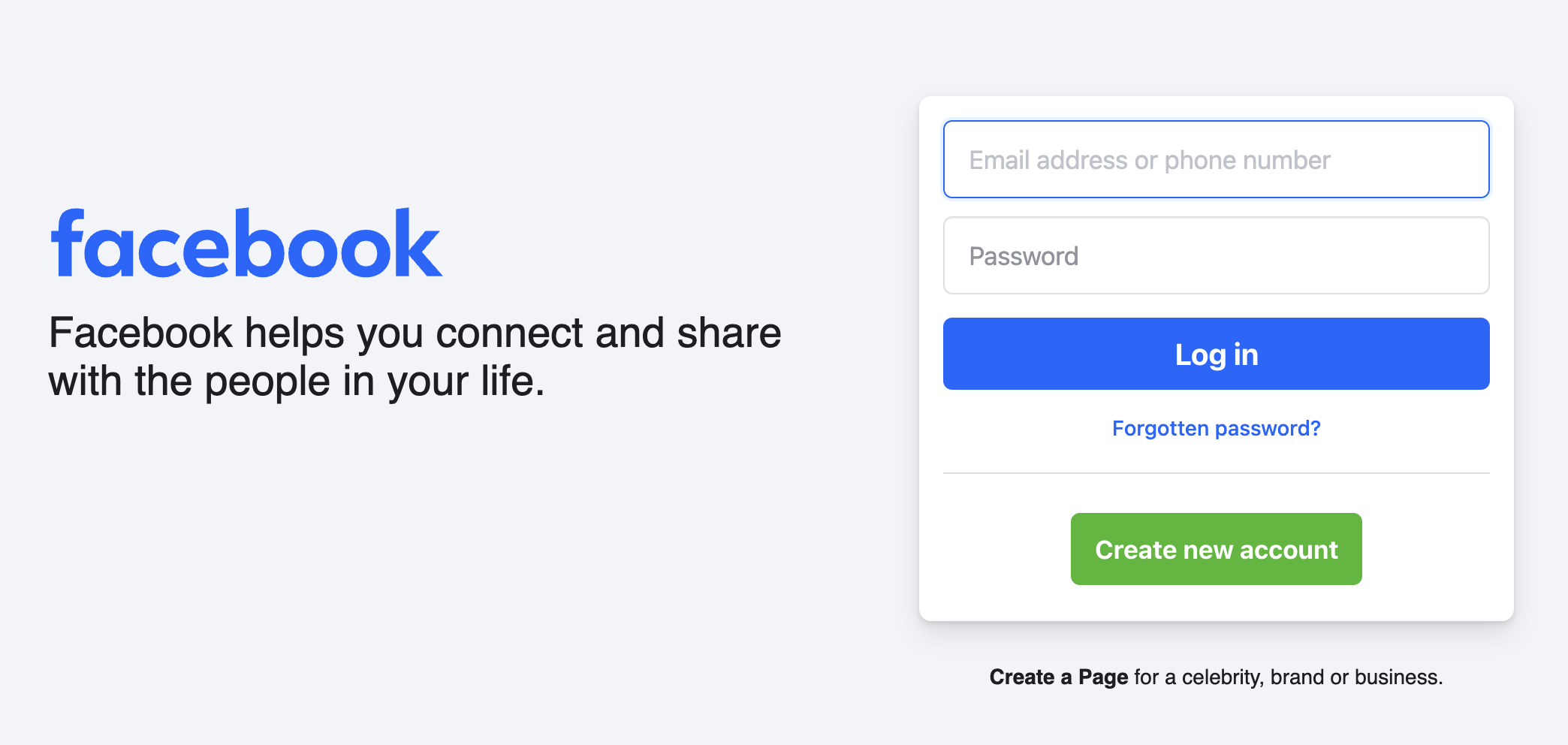 fb login