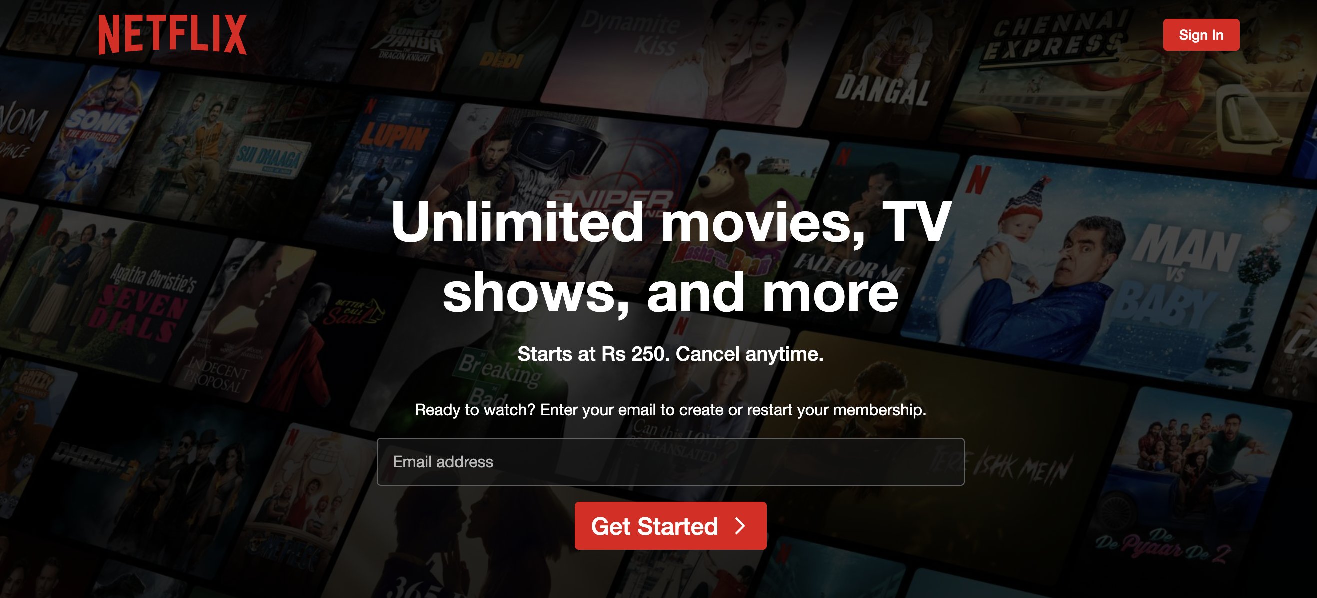 netflix login